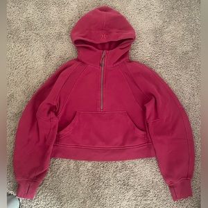 Oversized Scuba Half Zip Hoodie